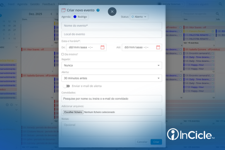 Muito além de compromissos, a Agenda da InCicle move resultados